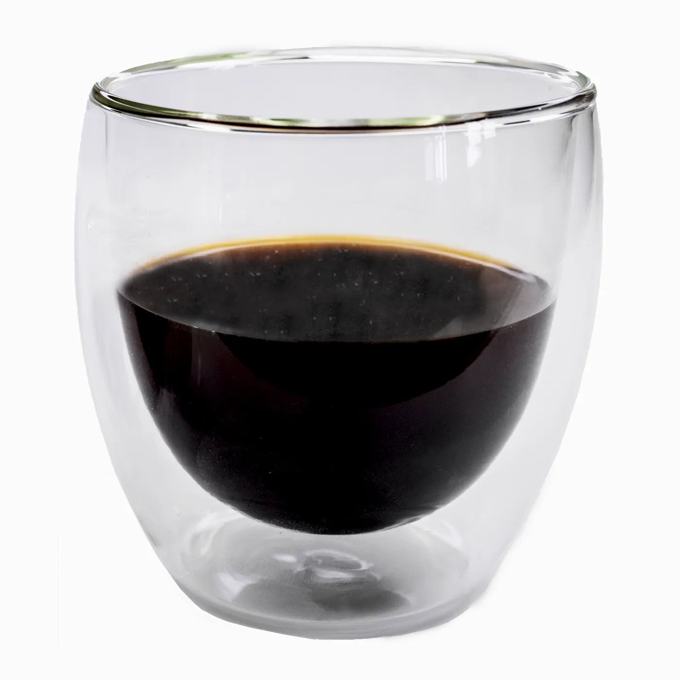 Doppelwandiges Glas für Espresso.