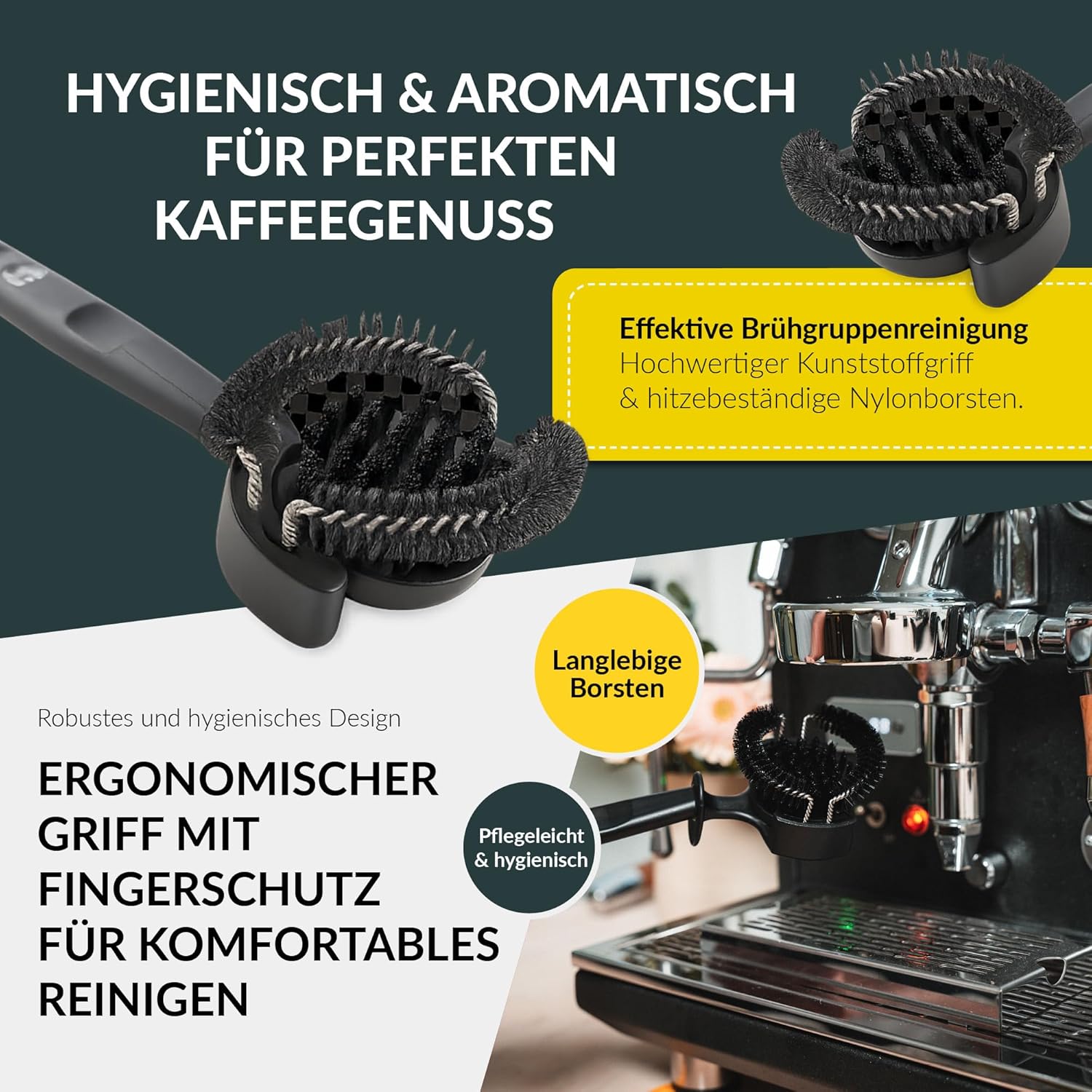 Reinigungsbürste für Brühgruppe 58mm