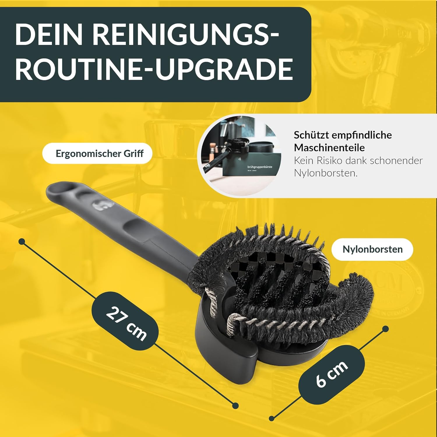 Reinigungsbürste für Brühgruppe 58mm