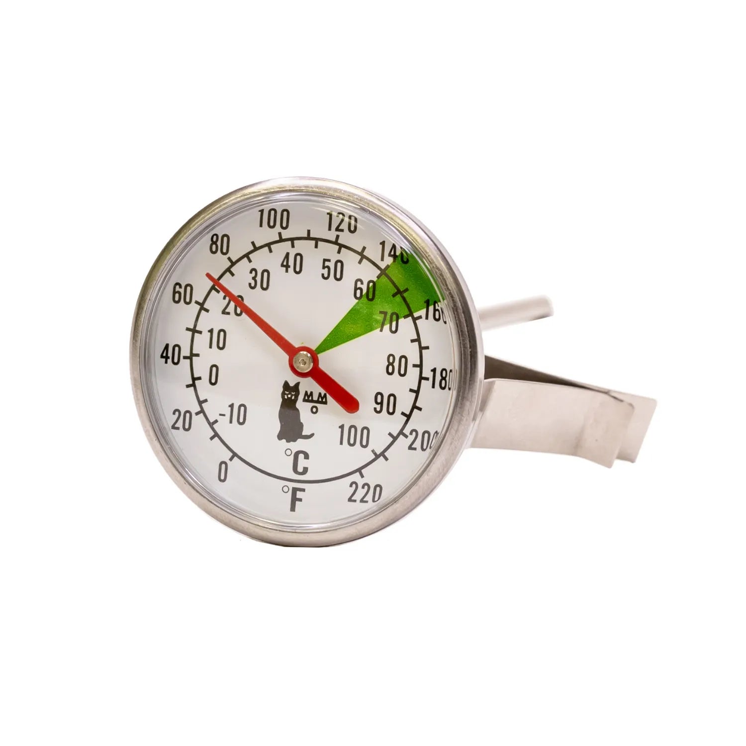 Thermometer zum Befestigen am Milchkännchen. 